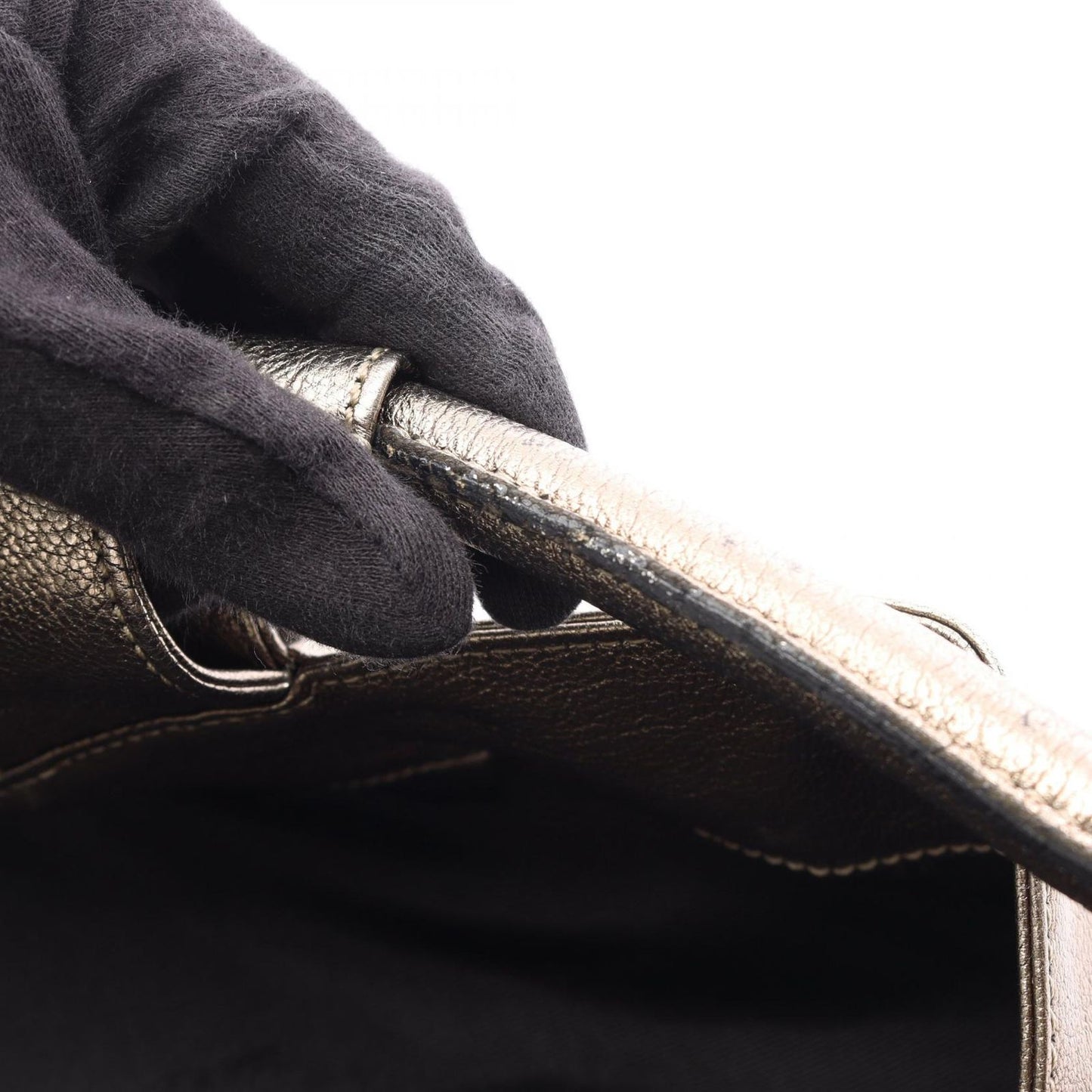 Loewe Handbag Nappa Aire Gold Leather — view 7