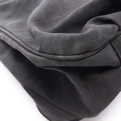 Fendi Tote Zucca Black Canvas Patent — view 8