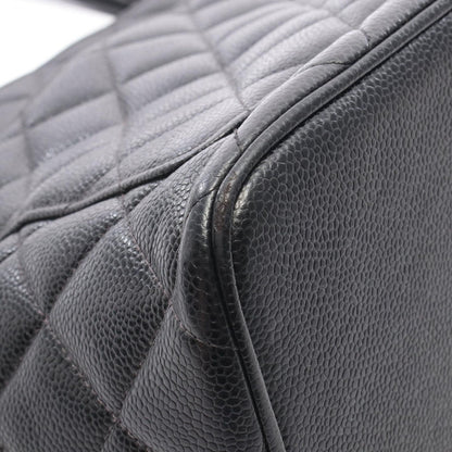 Chanel Tote Reissue Black Caviar Leather — view 9
