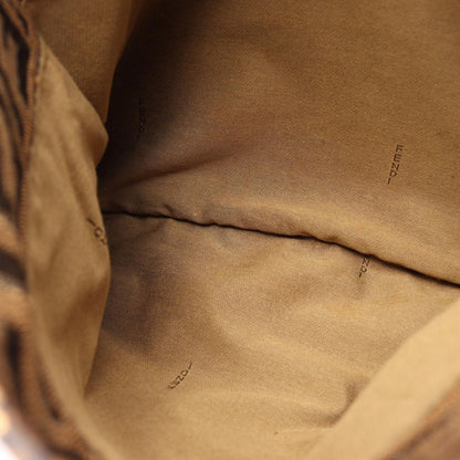 Fendi Tote Zucca Brown Canvas Leather Shoulder — view 7