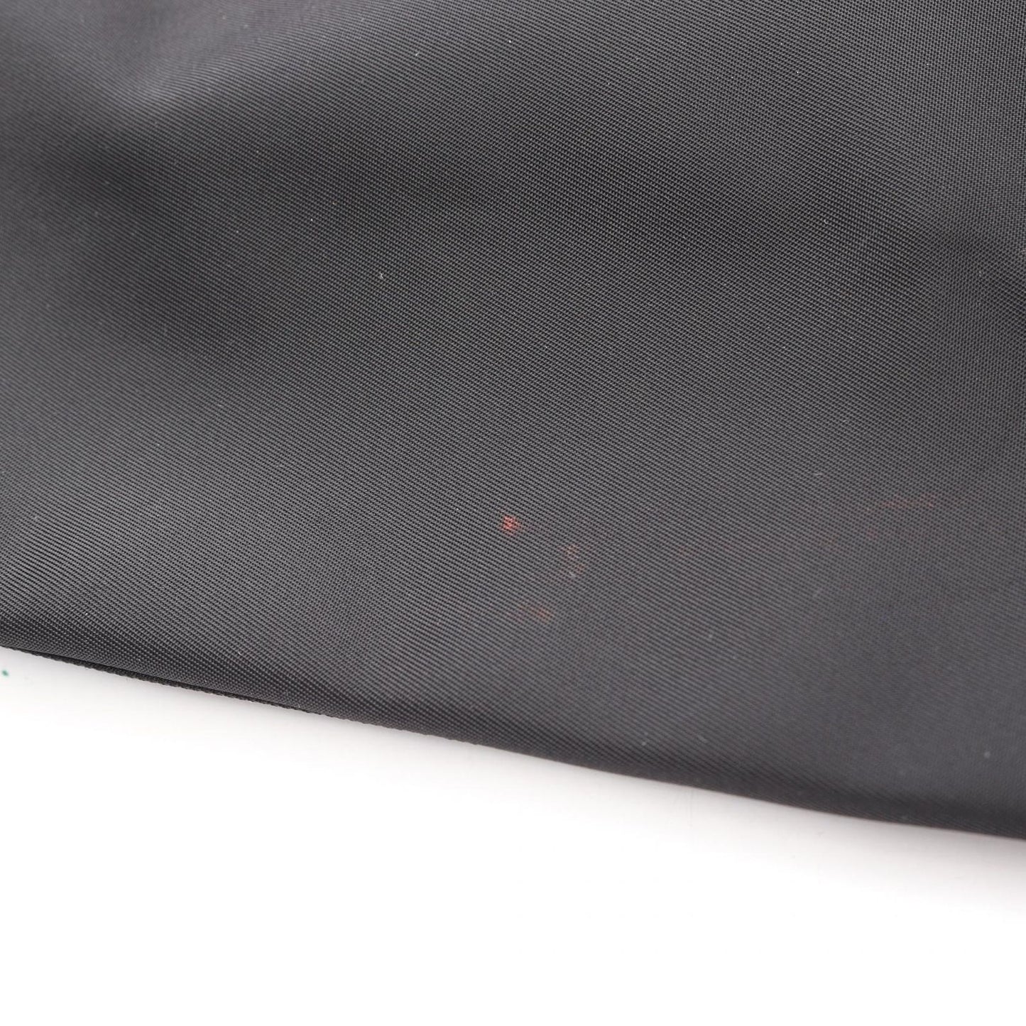 Prada Tote Triangle Logo Black Nylon Leather Shoulder — view 7