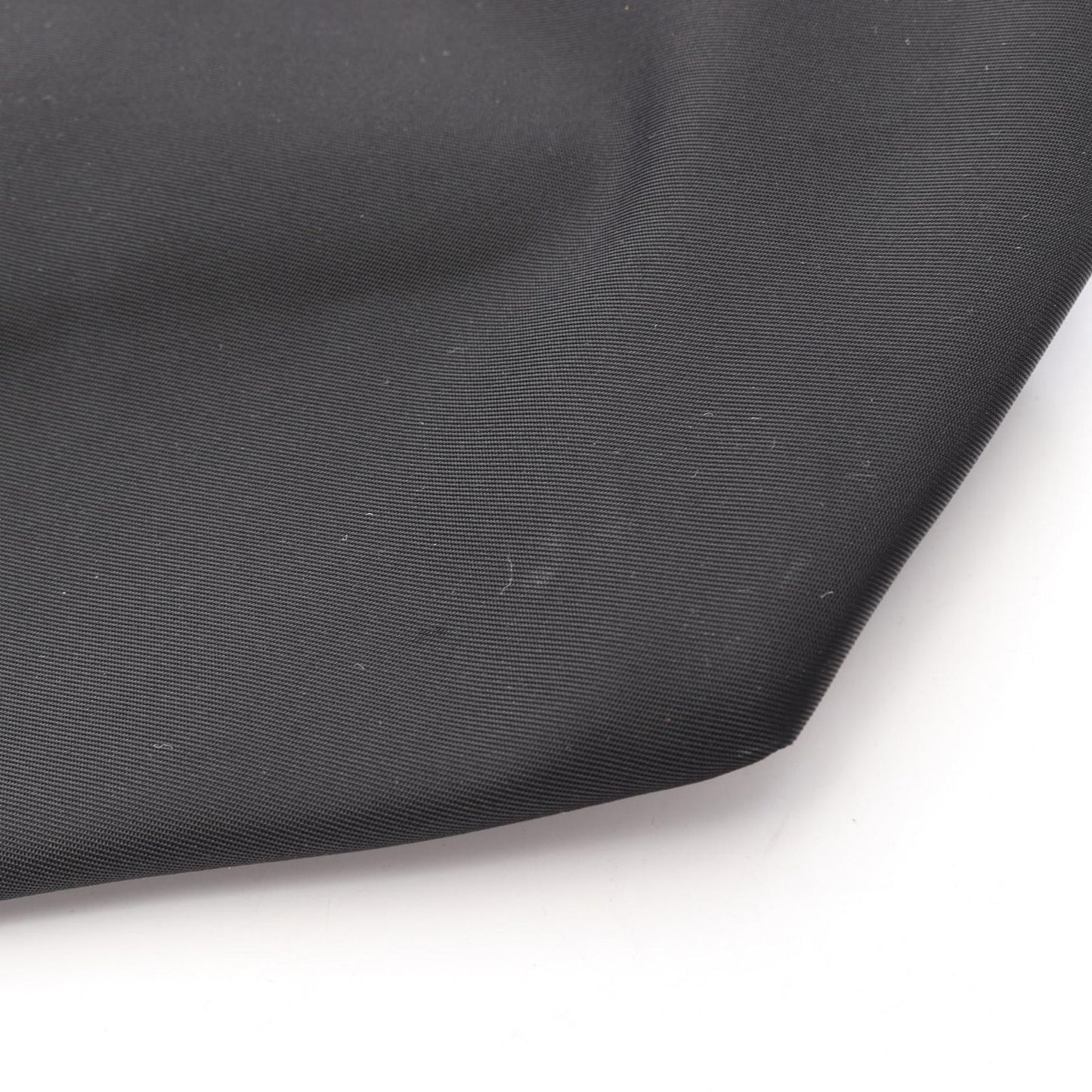 Prada Tote Triangle Logo Black Nylon Leather Shoulder — view 8