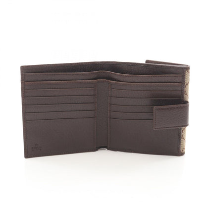 Gucci Hook Wallet GG Canvas Beige Bifold — view 3