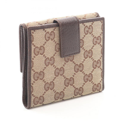 Gucci Hook Wallet GG Canvas Beige Bifold — view 2