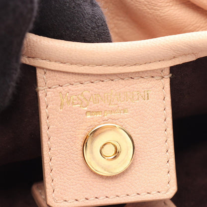 Saint Laurent Paris Shoulder Bag Tropez Pink Beige Leather — view 4