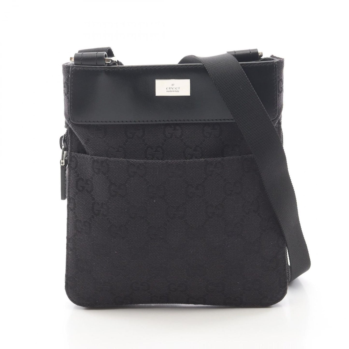 Gucci Shoulder Bag GG Canvas 019 Black