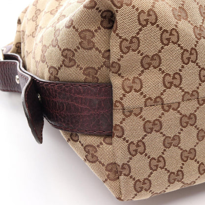 Gucci Tote Bamboo GG Canvas Beige — view 6