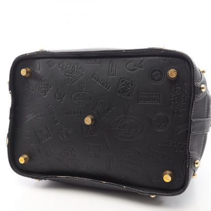 Loewe Tote Doctor's Anniversary Black Leather Mini Boston — view 6