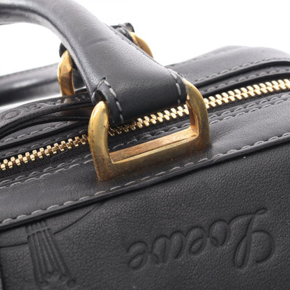 Loewe Tote Doctor's Anniversary Black Leather Mini Boston — view 8
