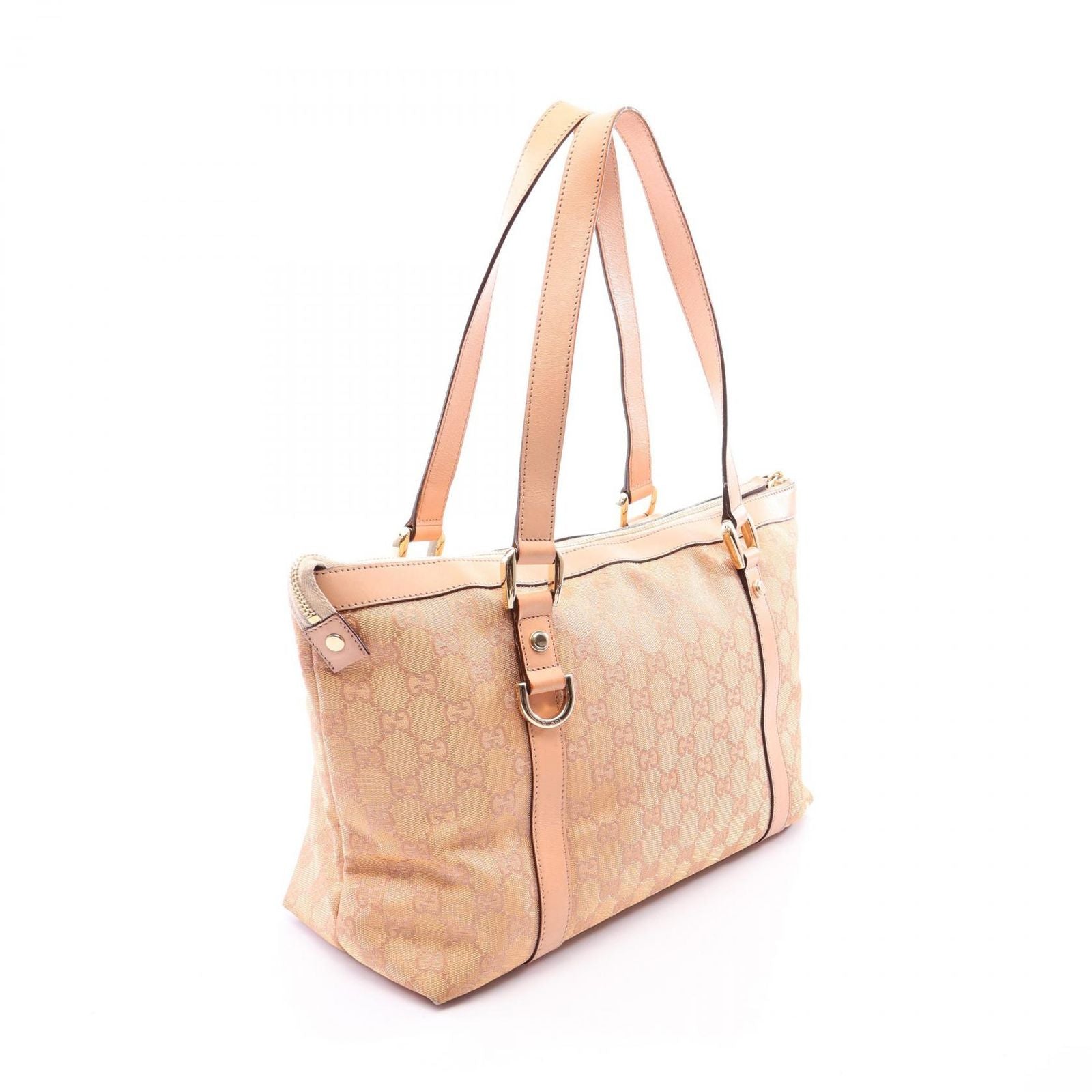 Gucci Tote Abbey GG Canvas Leather — view 2