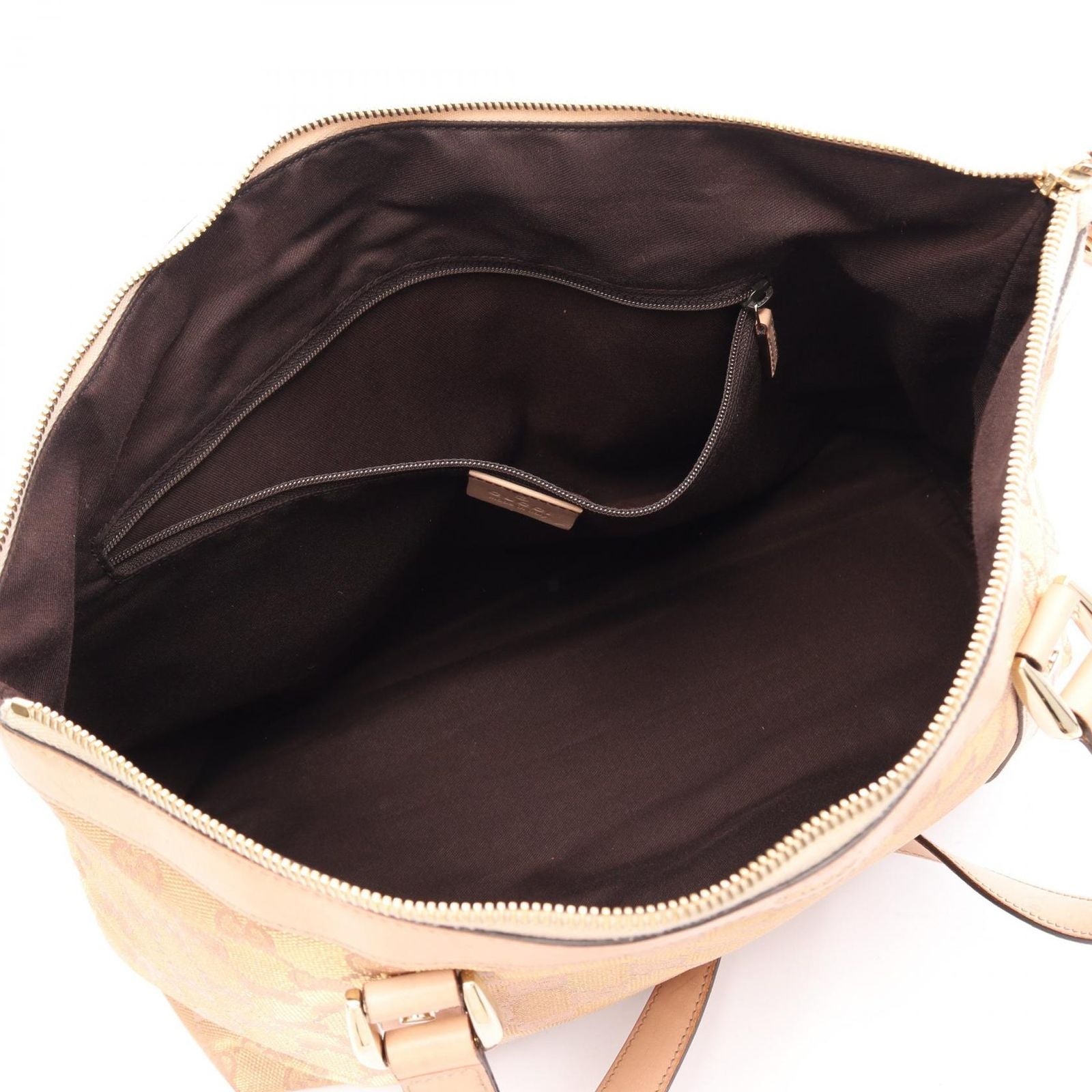 Gucci Tote Abbey GG Canvas Leather — view 3