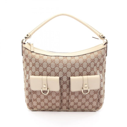 Gucci Shoulder Bag Abbey GG Canvas Beige Ivory