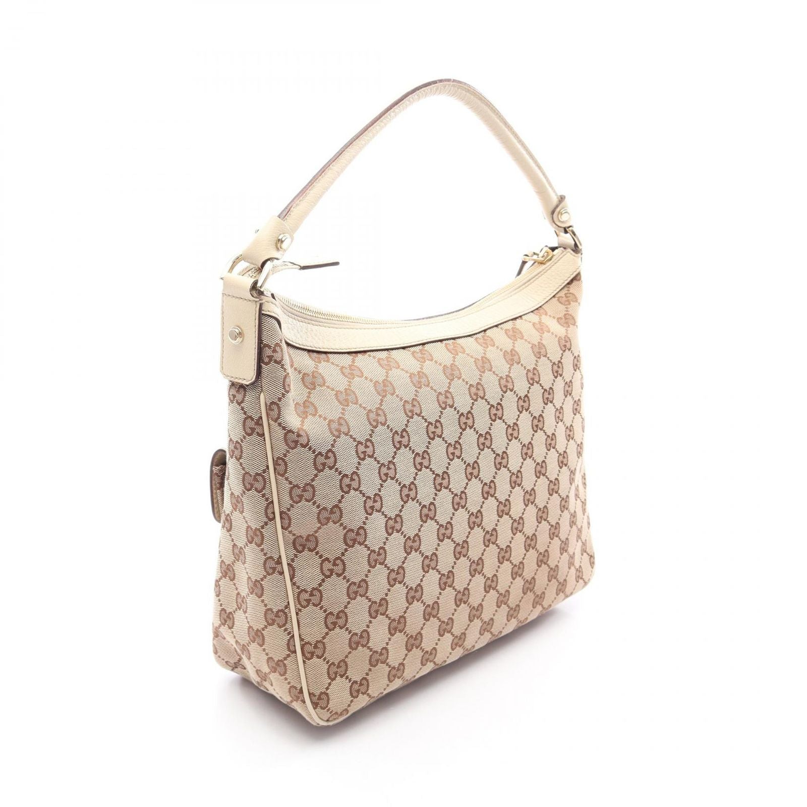 Gucci Shoulder Bag Abbey GG Canvas Beige Ivory — view 2