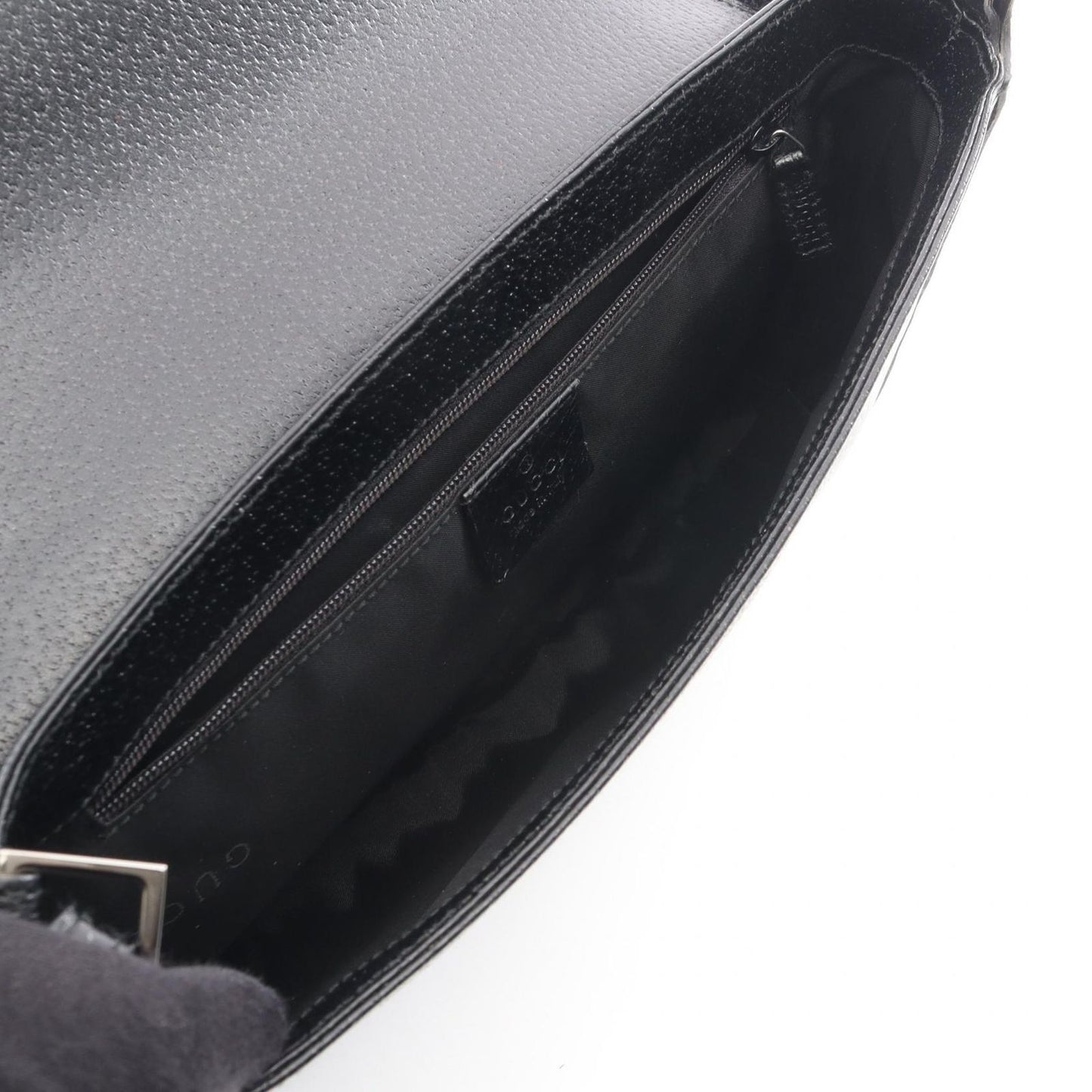 Gucci Shoulder Bag Interlocking 001 Black Leather — view 3