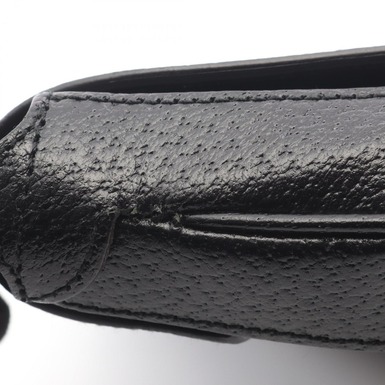 Gucci Shoulder Bag Interlocking 001 Black Leather — view 9