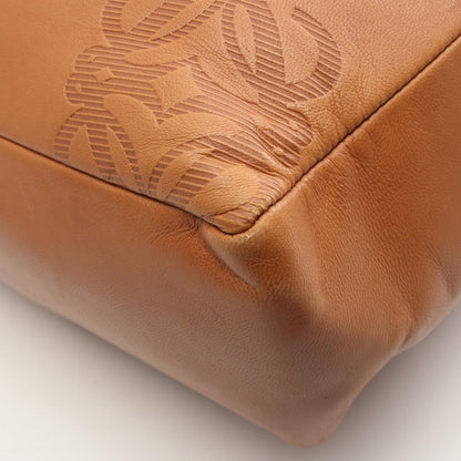 Loewe Shoulder Bag Anagram Brown Leather — view 5