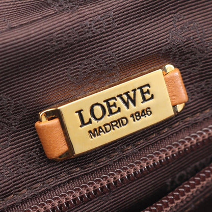 Loewe Shoulder Bag Anagram Brown Leather — view 4