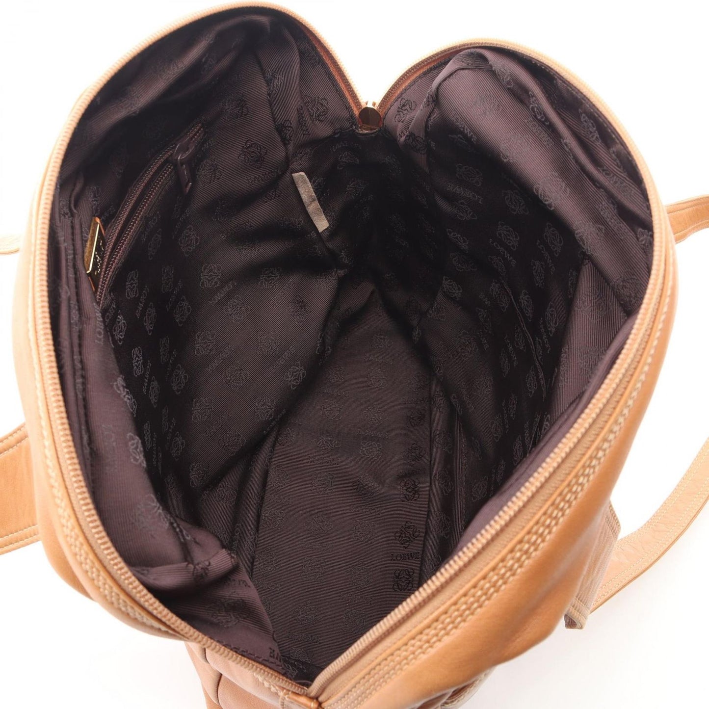 Loewe Shoulder Bag Anagram Brown Leather — view 3