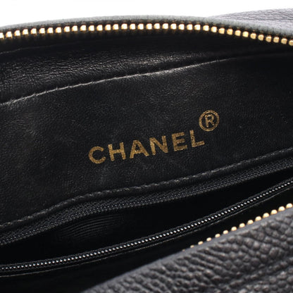 Chanel Shoulder Bag Mademoiselle Cocobol Black Calf Chain — view 4