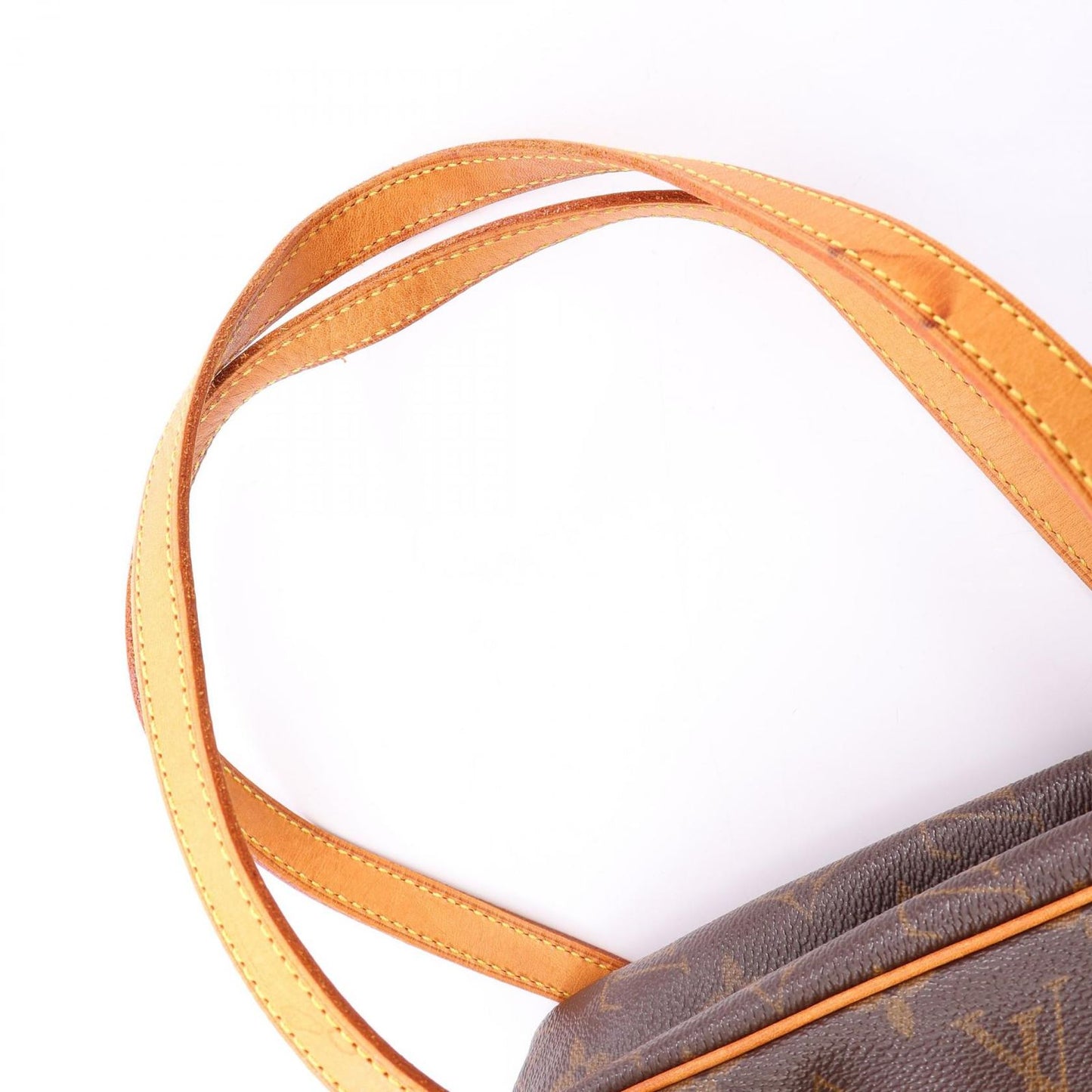 Louis Vuitton Shoulder Bag Cite Monogram Co Ting Canvas Leather — view 6