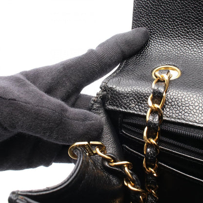 Chanel Shoulder Bag Deca Quilted 30 Single Flap Black Calf Chain — view 8