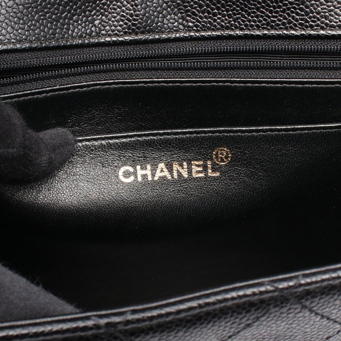 Chanel Shoulder Bag Deca Quilted 30 Single Flap Black Calf Chain — view 4