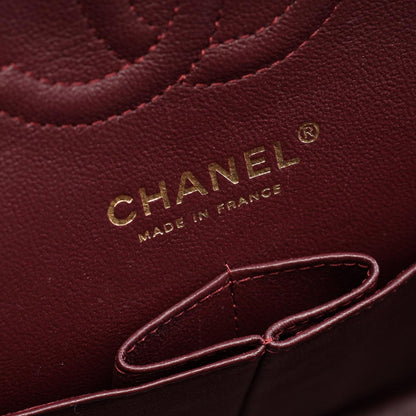 Chanel Shoulder Bag Quilted Double Flap Black Lambskin Chain — view 4