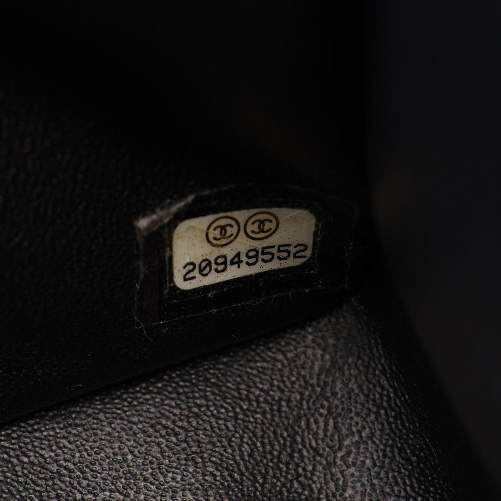 Chanel Shoulder Bag Chain Black Lambskin — view 5