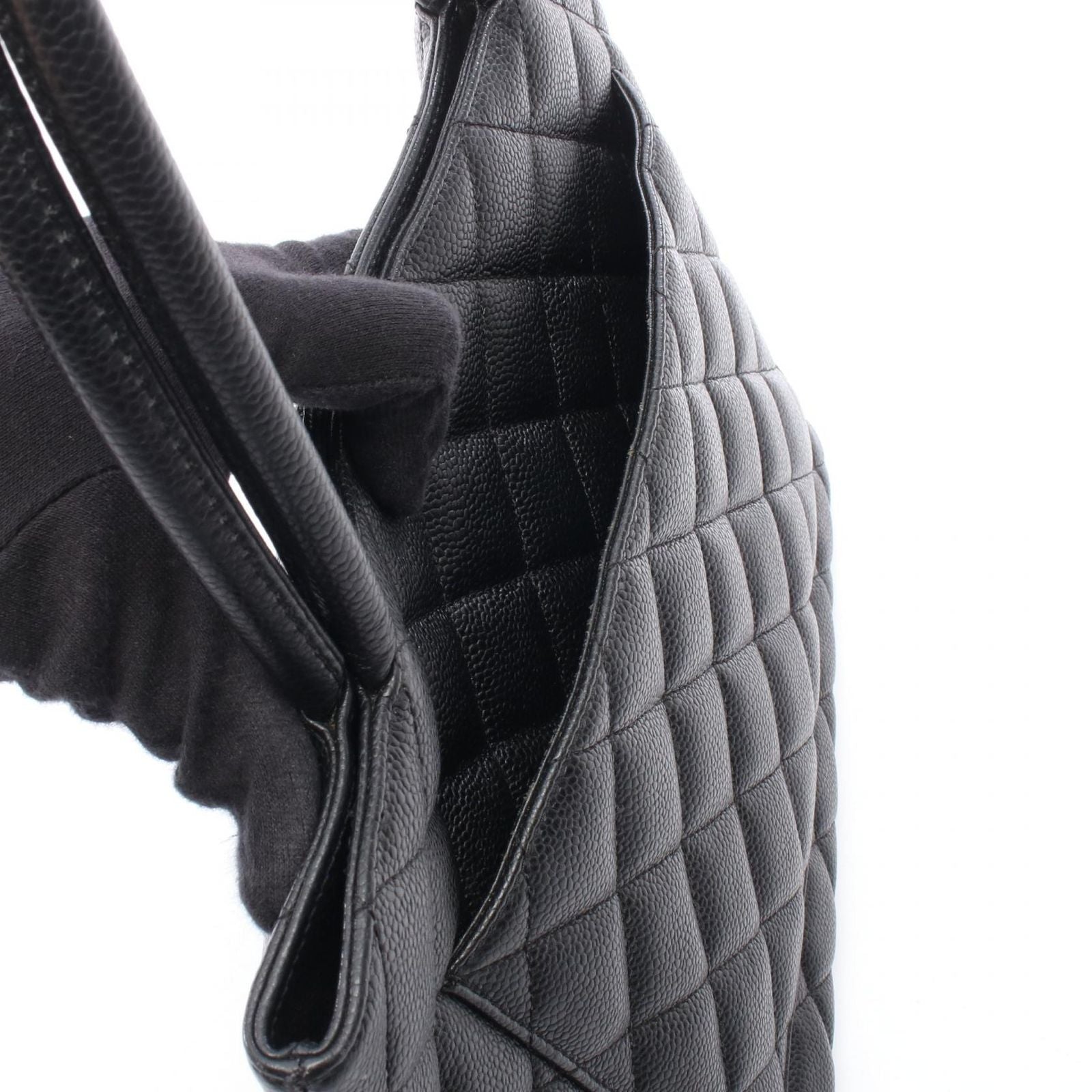 Chanel Tote Reissue Black Calf — view 6