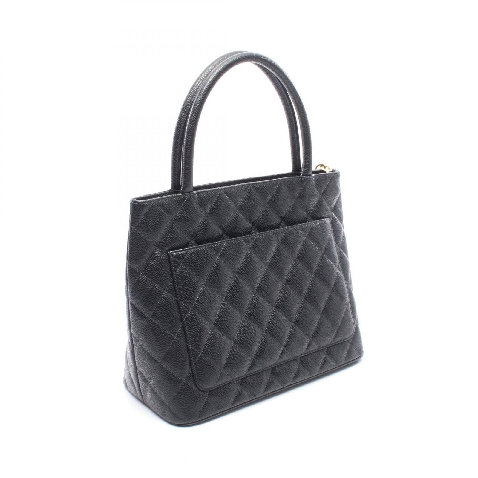 Chanel Tote Reissue Black Caviar Leather — view 2