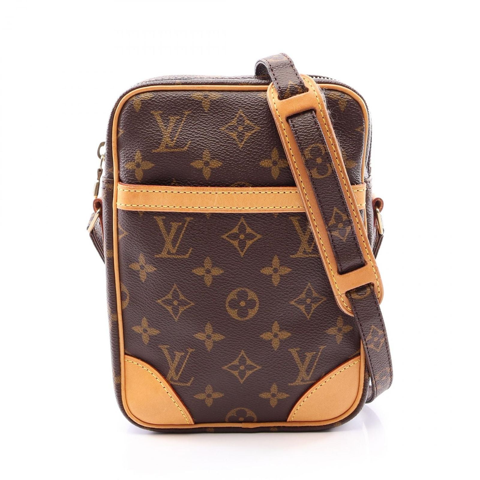 Louis Vuitton Shoulder Bag Danube Canvas Leather