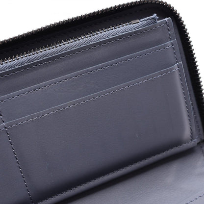 Louis Vuitton Round Wallet Zippy Vertical Navy Leather — view 5