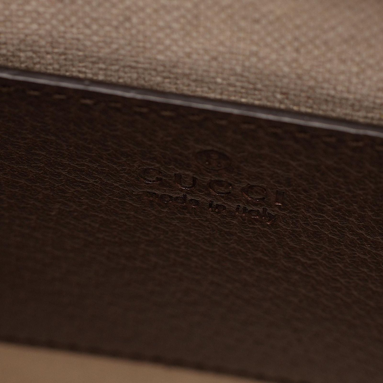 Gucci Tote Jumbo GG 2-Way Beige Dark Brown Canvas Leather Mini — view 4