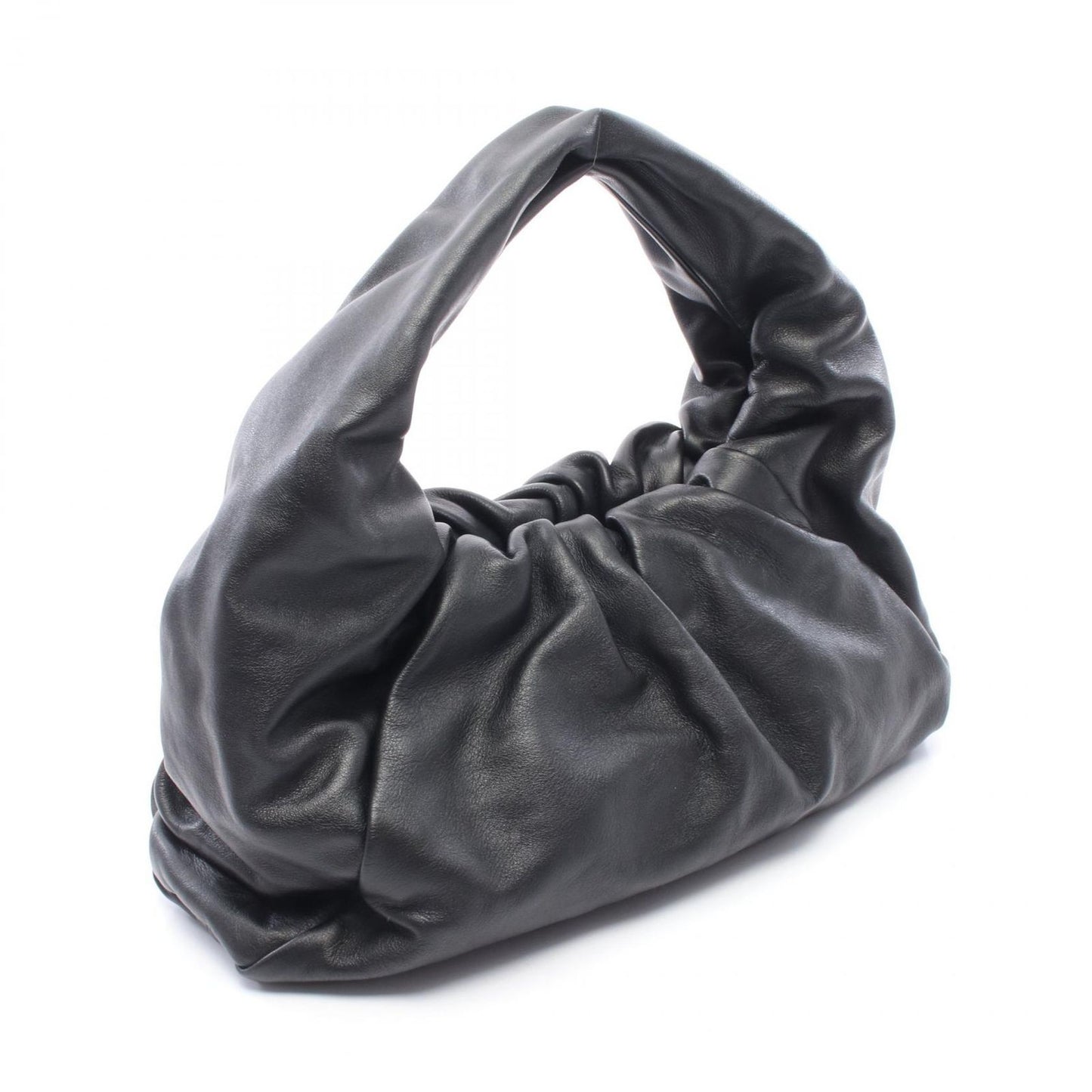Bottega Veneta Shoulder Bag the Pouch Black Leather the — view 2