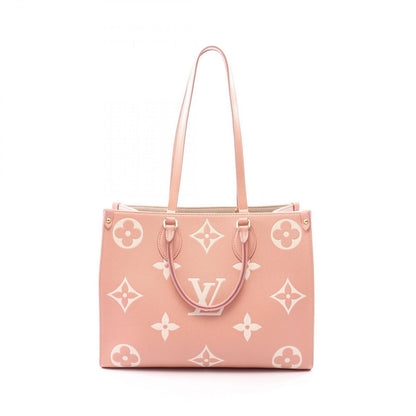 Louis Vuitton Tote On The Go Rose Trianon Cream Leather