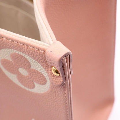 Louis Vuitton Tote On The Go Rose Trianon Cream Leather — view 6
