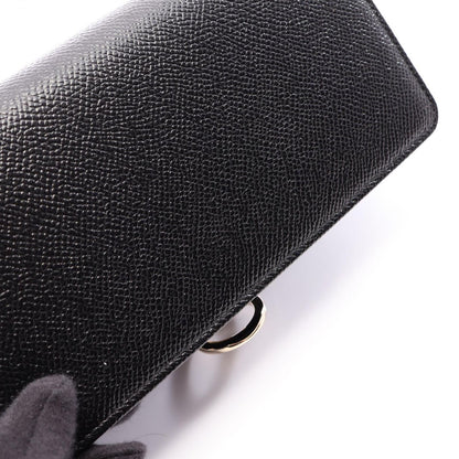 Bvlgari Bifold Wallet Black Leather — view 7