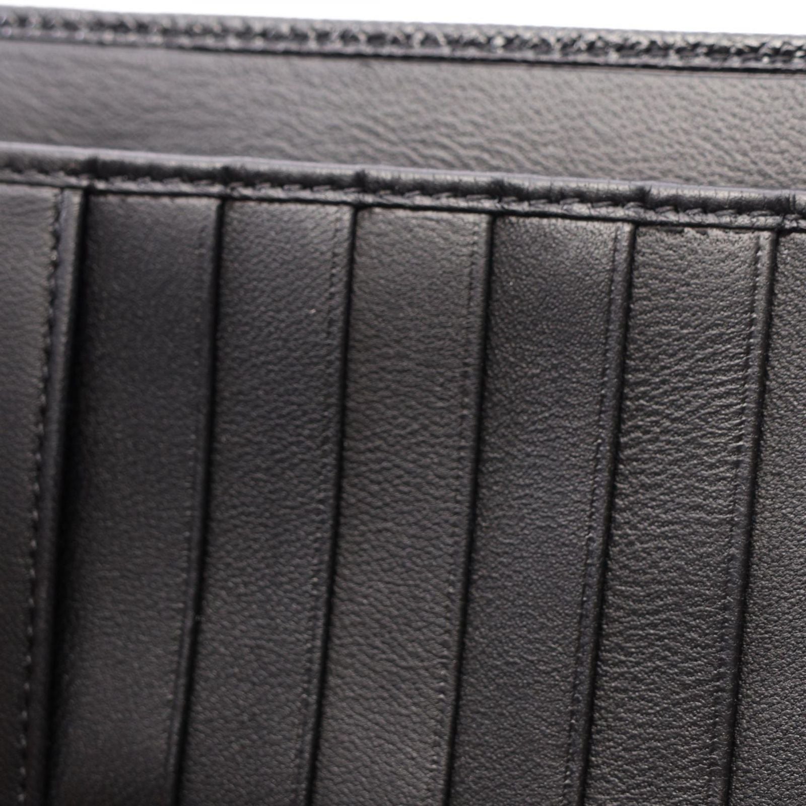 Bvlgari Bifold Wallet Black Leather — view 6