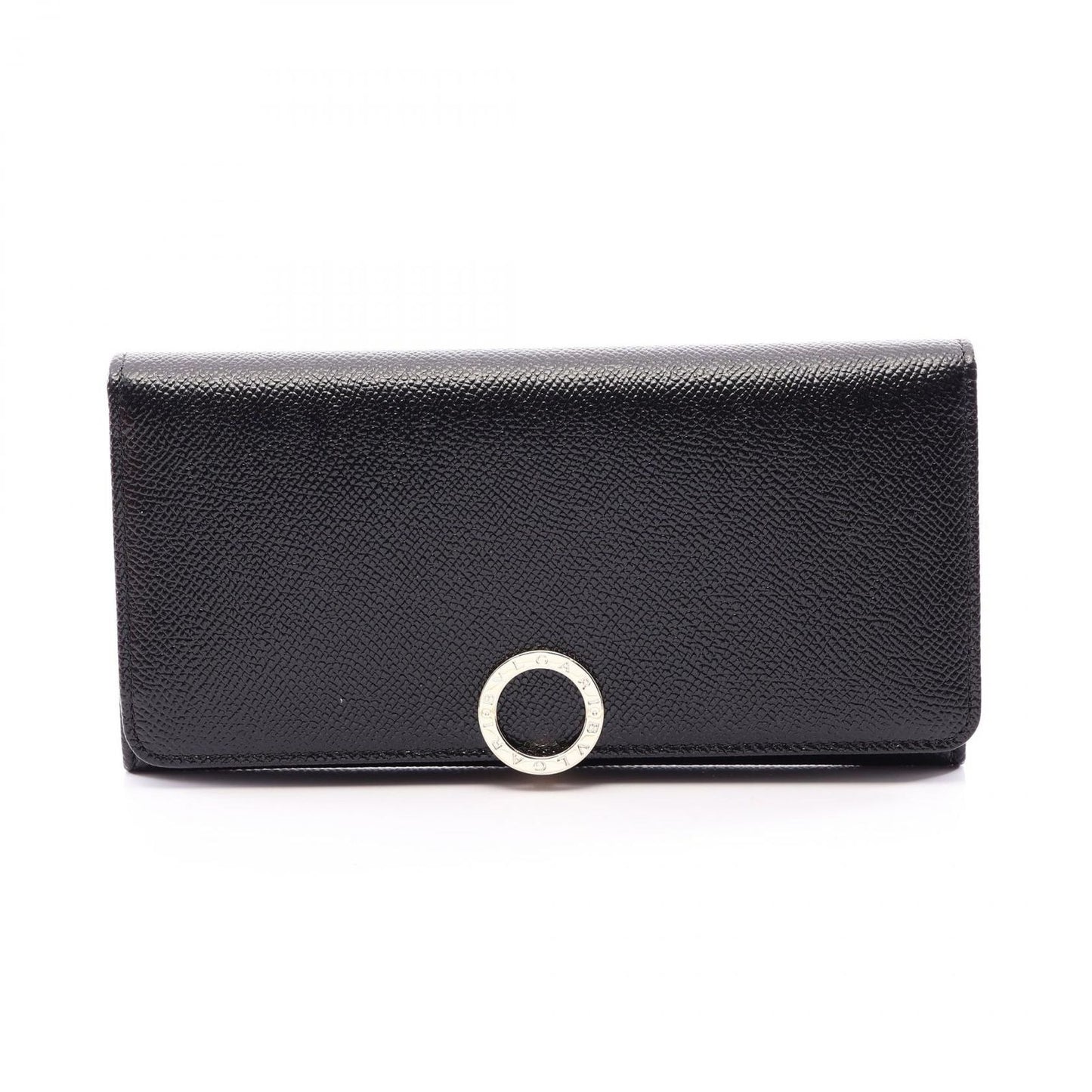 Bvlgari Bifold Wallet Black Leather