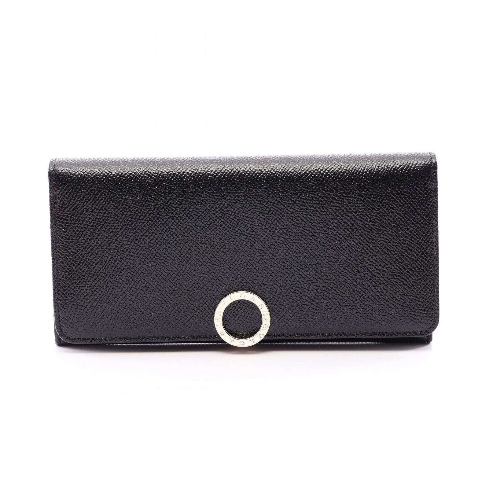 Bvlgari Bifold Wallet Black Leather