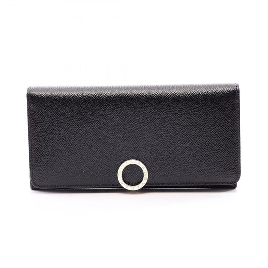 Bvlgari Bifold Wallet Black Leather