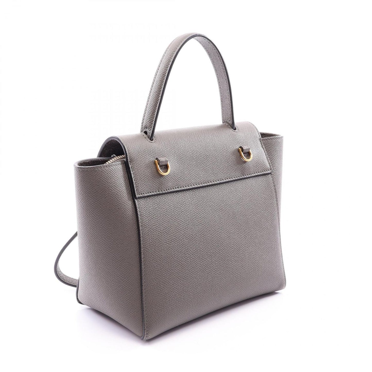 Celine Belt Bag Nano 2-Way Gray Leather — view 2