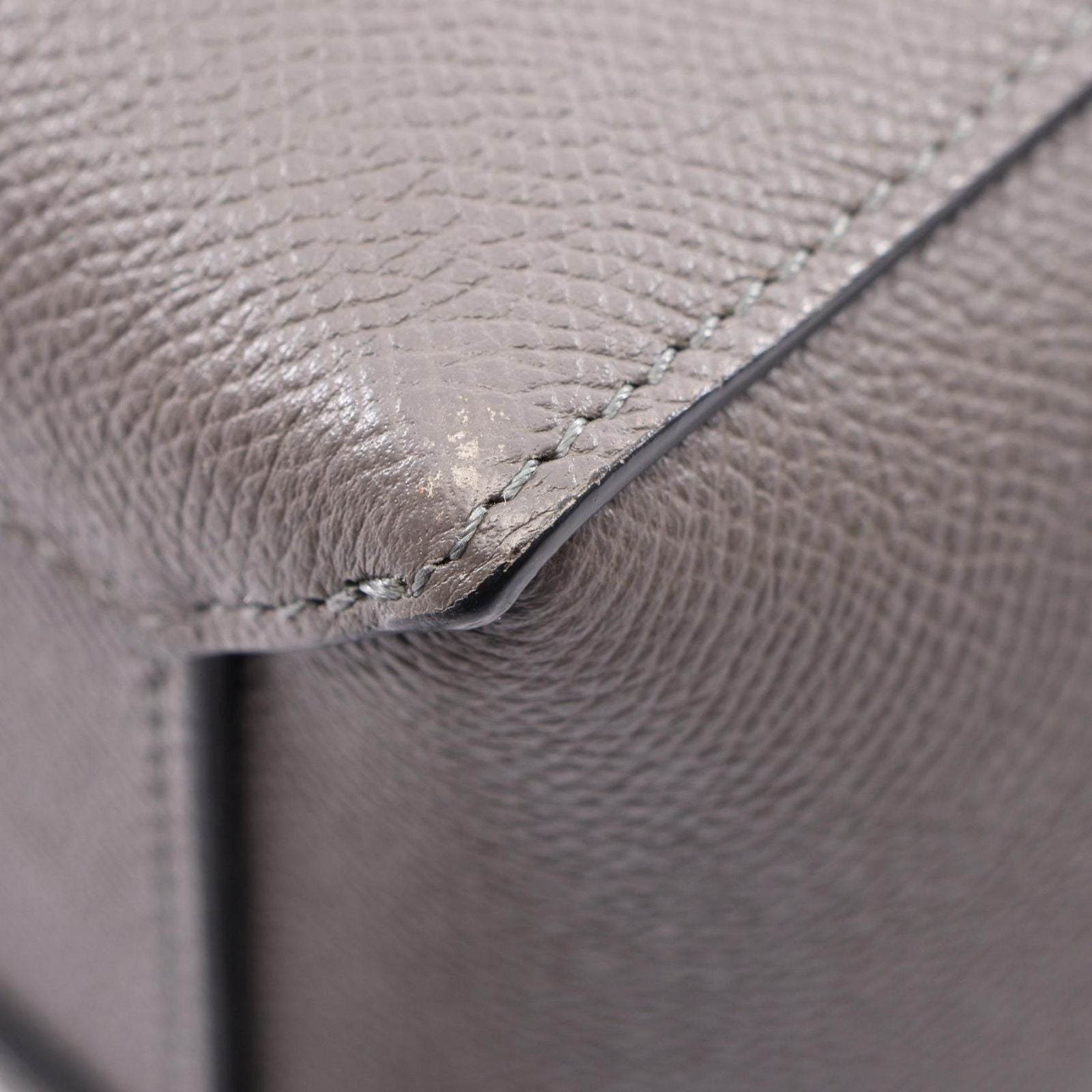 Celine Belt Bag Nano 2-Way Gray Leather — view 6