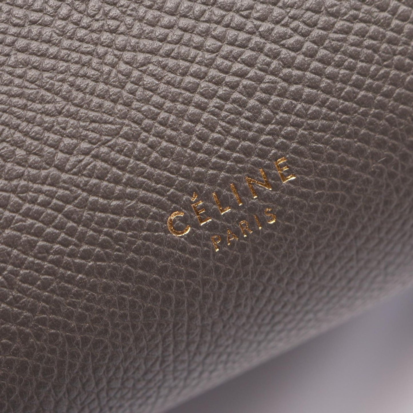 Celine Belt Bag Nano 2-Way Gray Leather — view 4