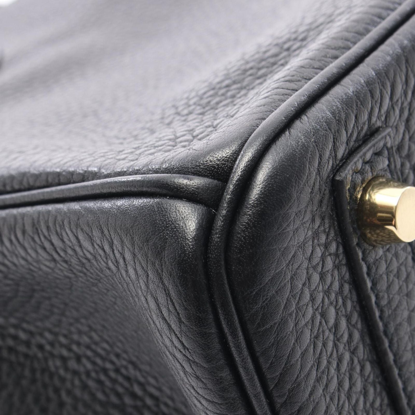 Hermes Handbag Birkin 30 Black Leather — view 7