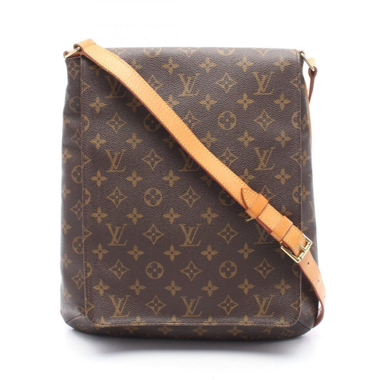 Louis Vuitton Shoulder Bag Musette Canvas Leather