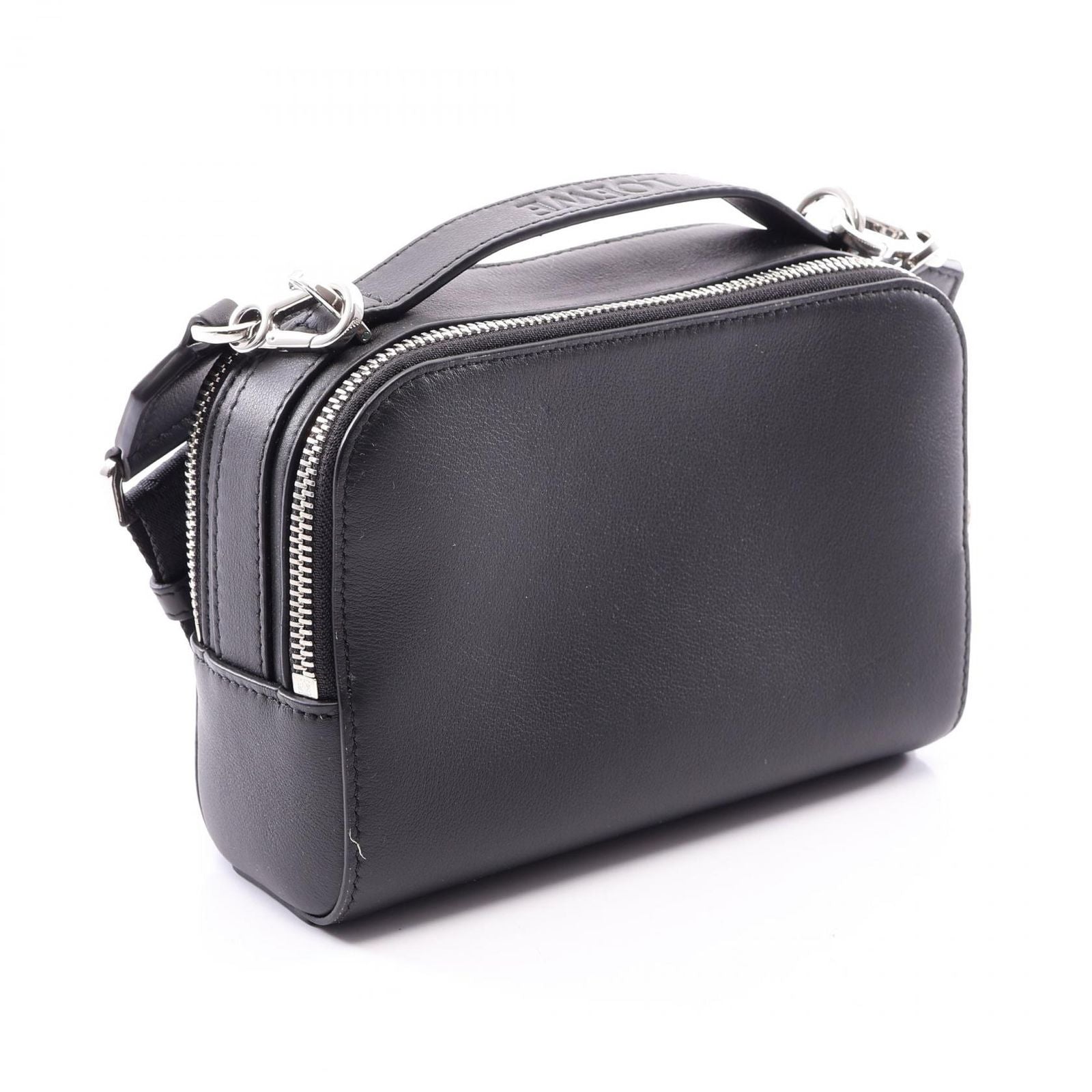 Loewe Crossbody Camera Bag Mini 2-Way Black Leather — view 2