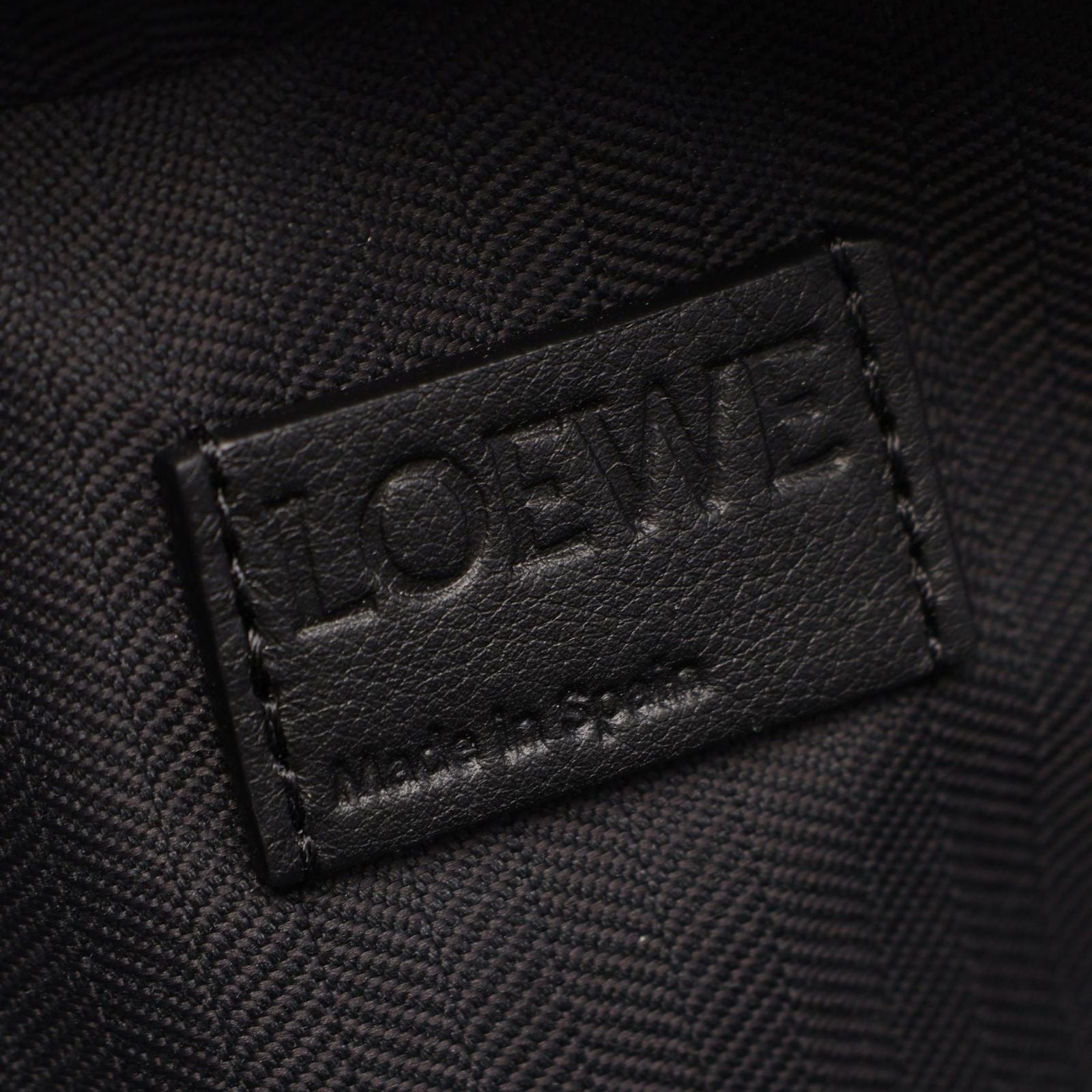Loewe Crossbody Camera Bag Mini 2-Way Black Leather — view 4