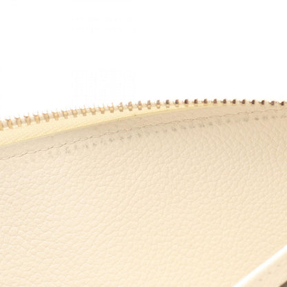 Louis Vuitton Round Wallet Zippy Milki White Blue Leather — view 5