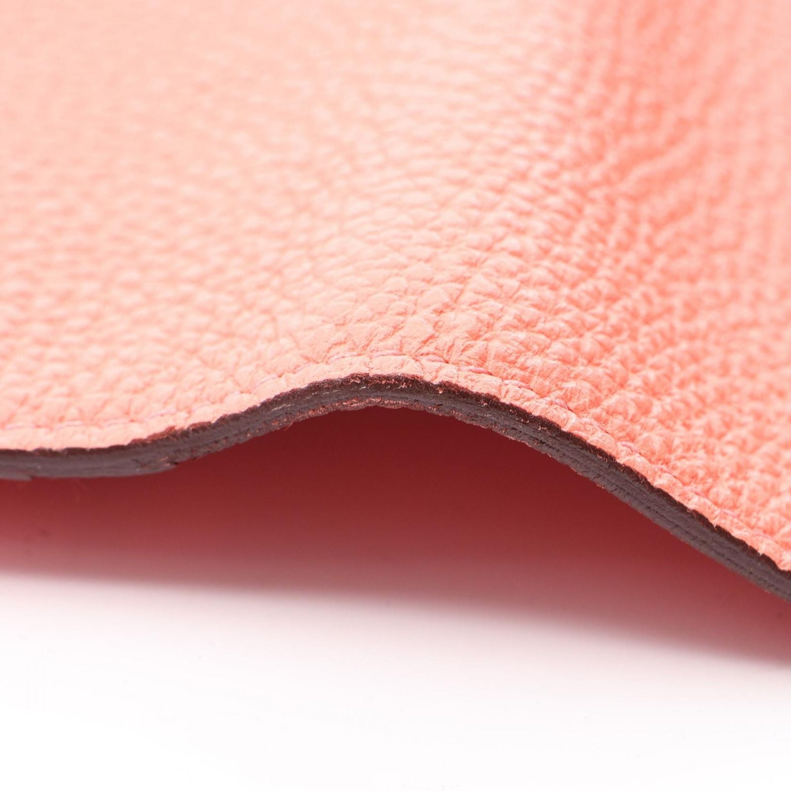 Hermes Bifold Wallet Dogon GM Rose Candy Leather — view 8